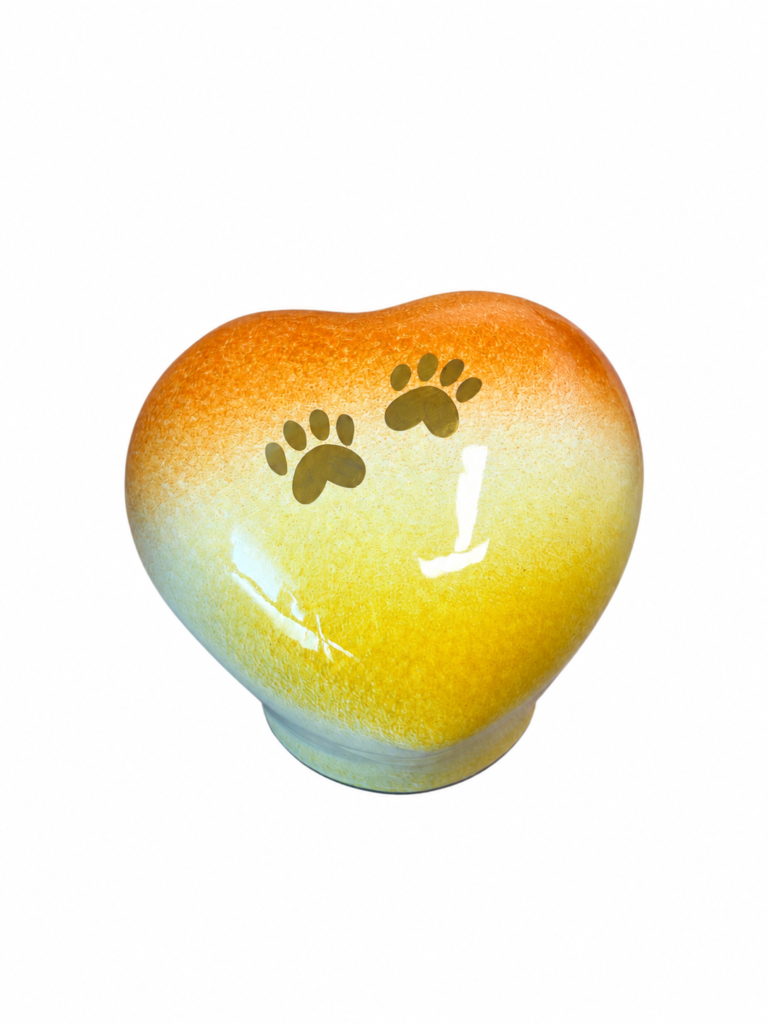 Urna animali cuore